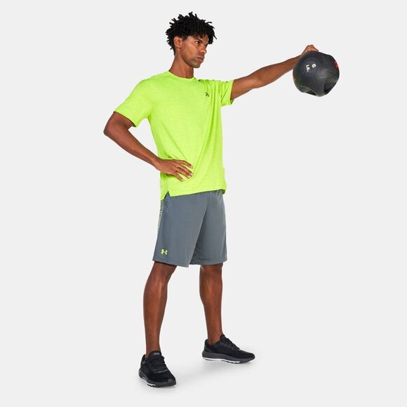 Under Armour Men's UA Tech Vent Training T-Shirt, Green, Medium - Picture 3 of 3